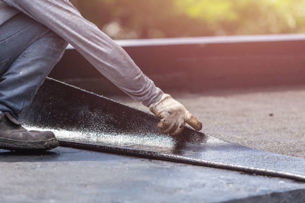 Professional Waterproofing technician working in Chilo, OH
